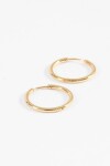 Aros acero medium dorado