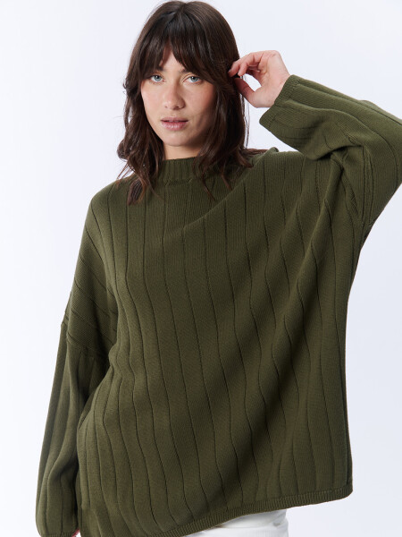 Buzo punto oversize Verde