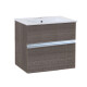 Mueble Baño Roble Con Bacha 59 Cm 000