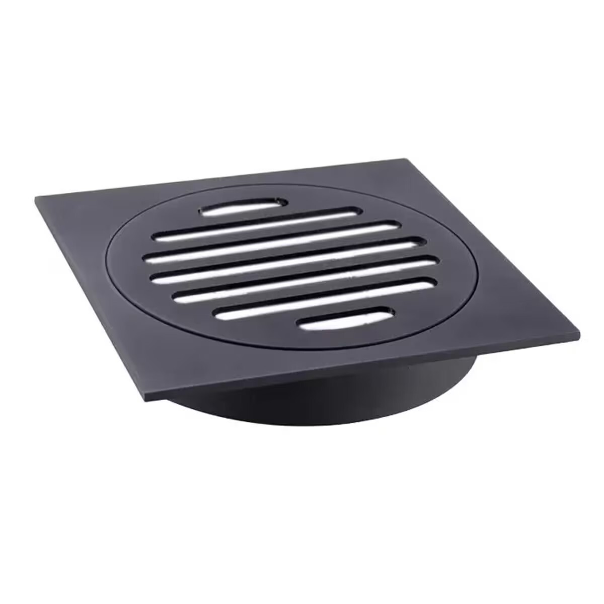 Rejilla Negro Mate Con Rosca Y Aro 10x10 Dmc 