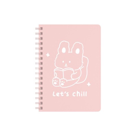 Cuaderno espiral animales A6 rosa