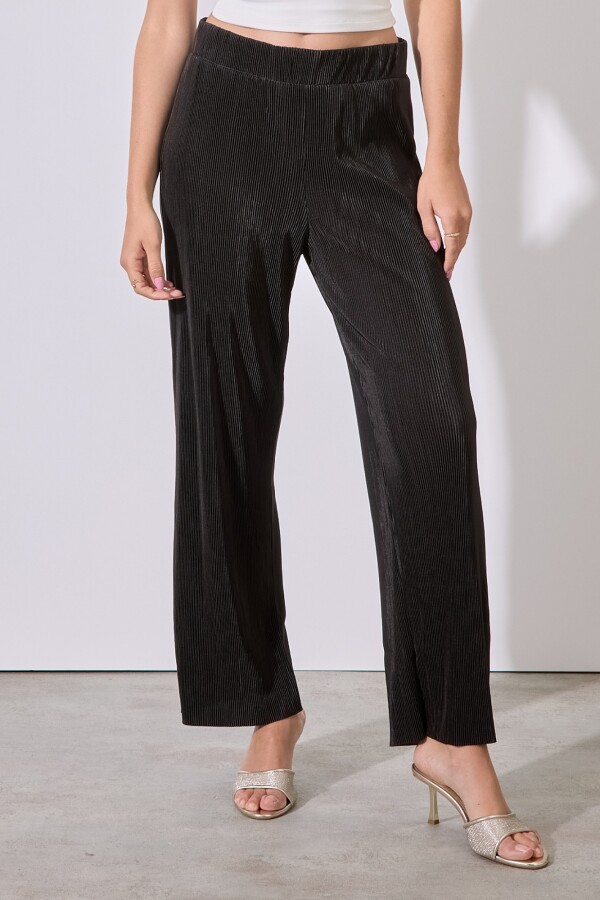 Pantalon Plisado NEGRO