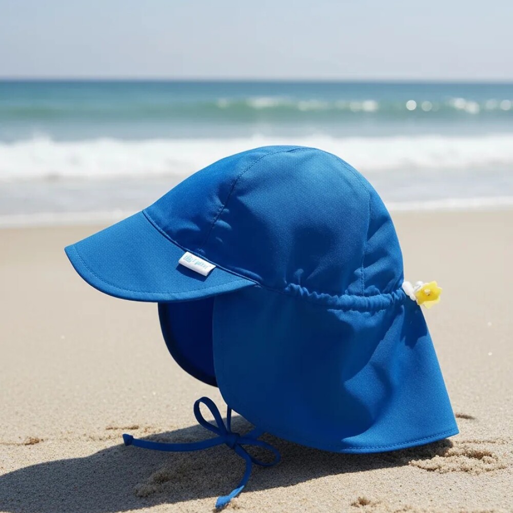 Gorro iplay con filtro solar 0-6 meses azul francia
