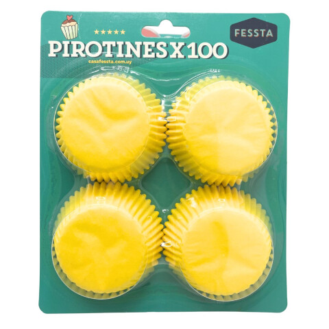 Pirotines x100 Amarillo