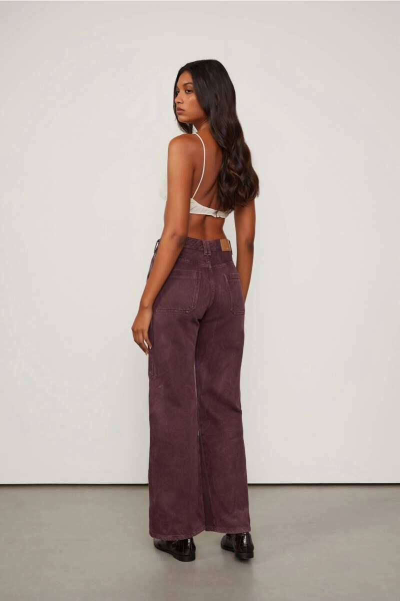 PANTALÓN BOOT 70S Violeta