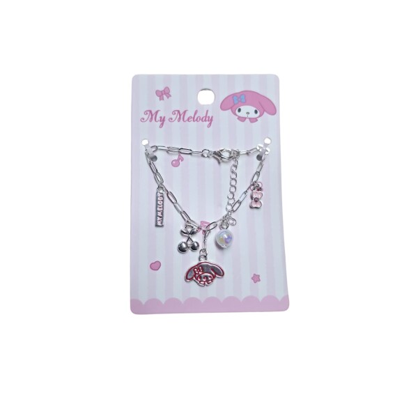 Pulsera con dijes Melody diseño 2