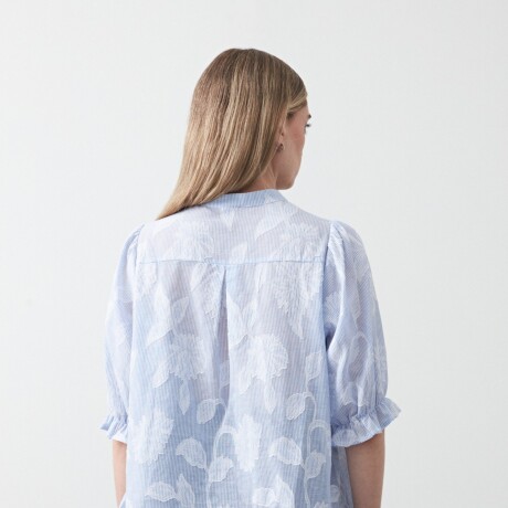 CAMISA TRAZO Celeste