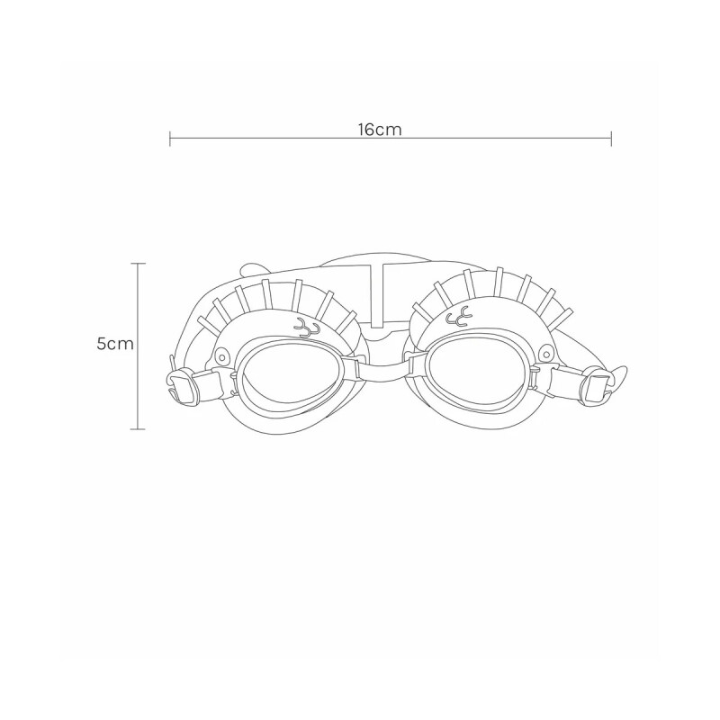 Lentes de natación Finn el pez Sunnylife Lentes de natación Finn el pez Sunnylife
