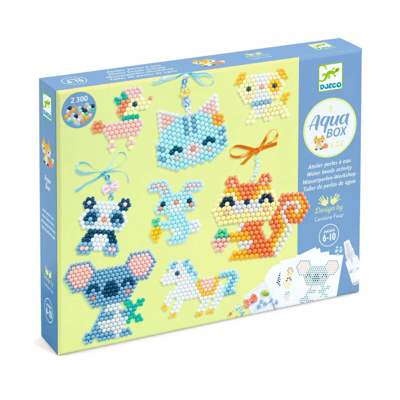 Crea 12 animales Water Beads Djeco Crea 12 animales Water Beads Djeco