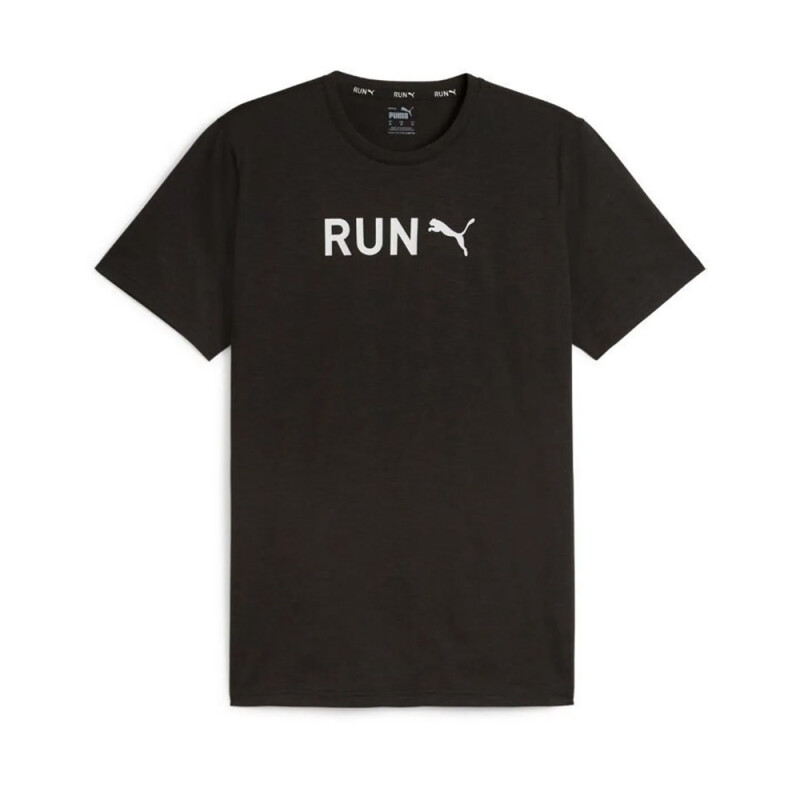 Graphic Tee Run Puma - Hombre Black/white