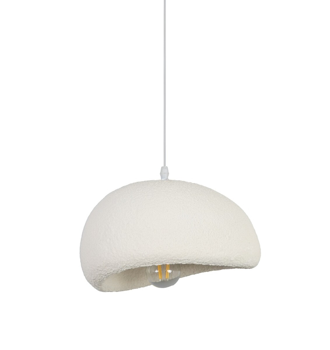 Colgante En Poliestireno Para Techo Incluye Cable 30 Cm - Blanco 