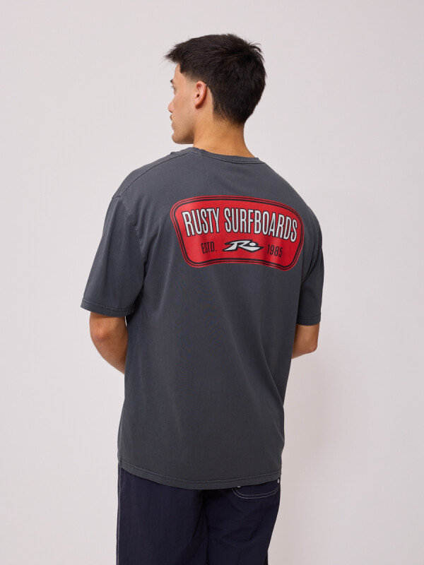 T-SHIRT POPIK RUSTY Gris