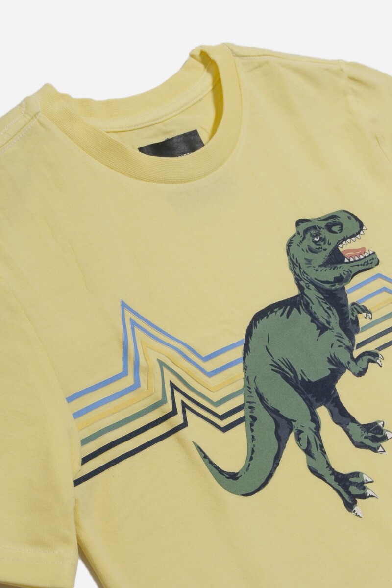 Remera T-REX AMARILLO