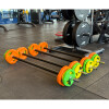 Set Barra Body Pump Fitness 2,5Kg +17,5Kg Discos Athletic Multicolor