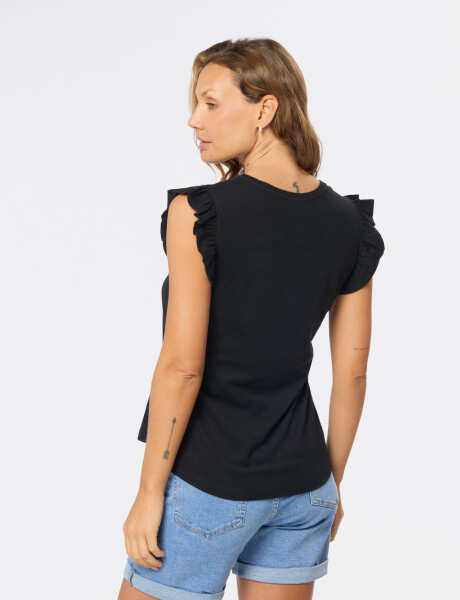 REMERA LISA Negro