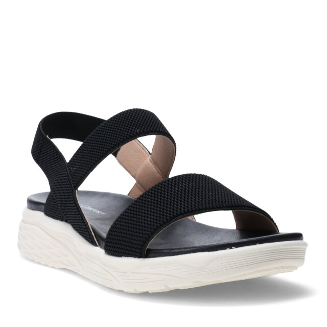 Sandalias de Mujer Lady Confort VITRE con tiras Negro