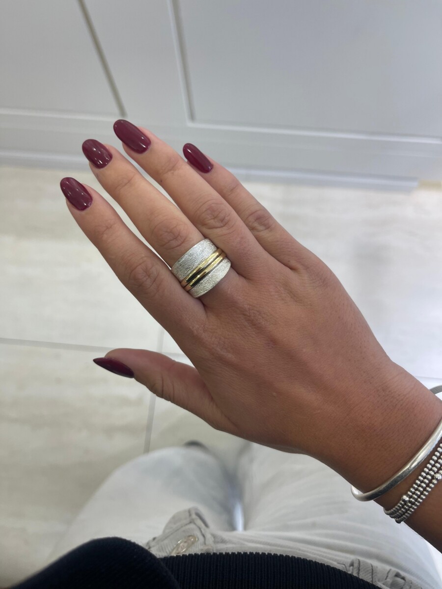 Anillo Dume - Plata y Oro 