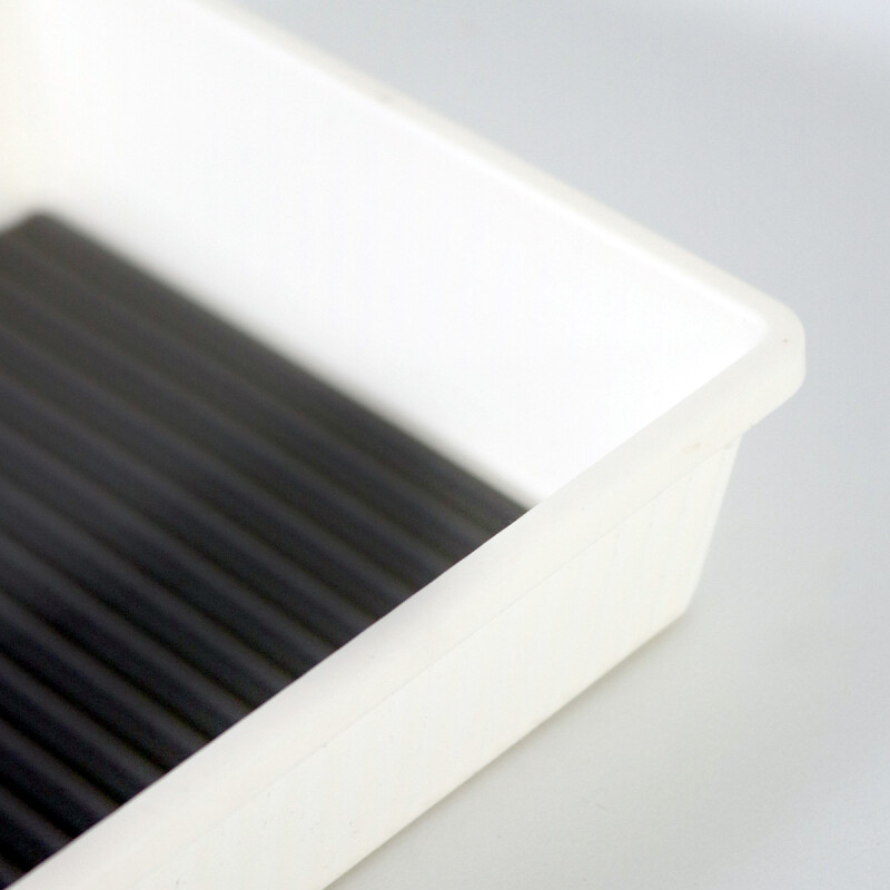 BADEJA RECT PLAST BLANCO 25X17X5CM Unica