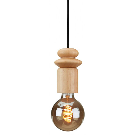 Lampara De Techo Asmind Ø8Xa13Cm Madera