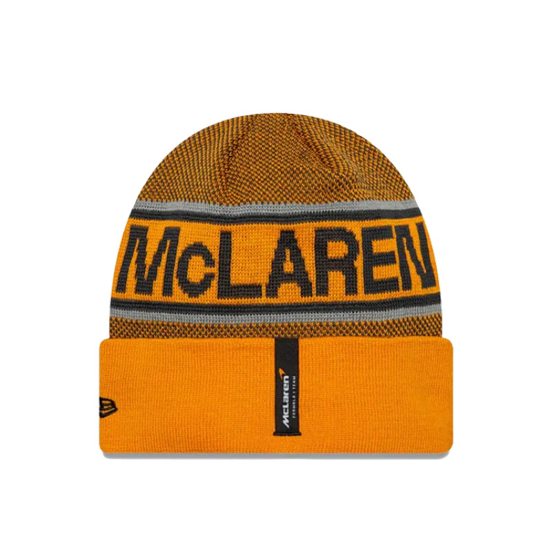 Gorro Lana New Era Team Cuff Beanie Mclaren - Amarillo Gorro Lana New Era Team Cuff Beanie Mclaren - Amarillo