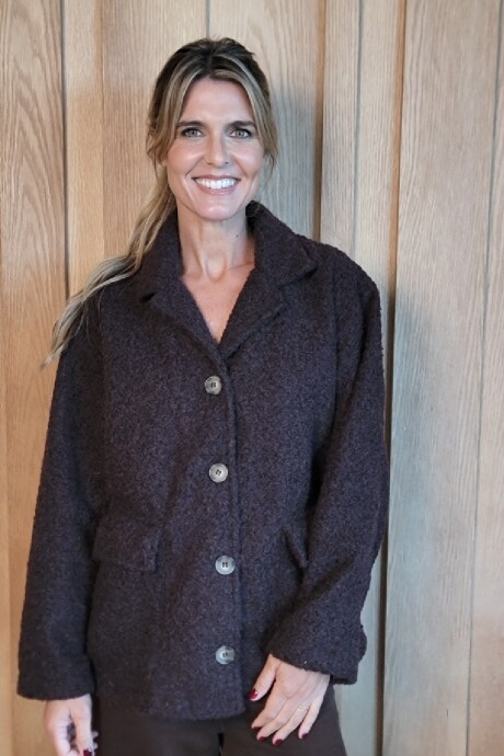 Sobreacamisa Budapest Corderito Chocolate