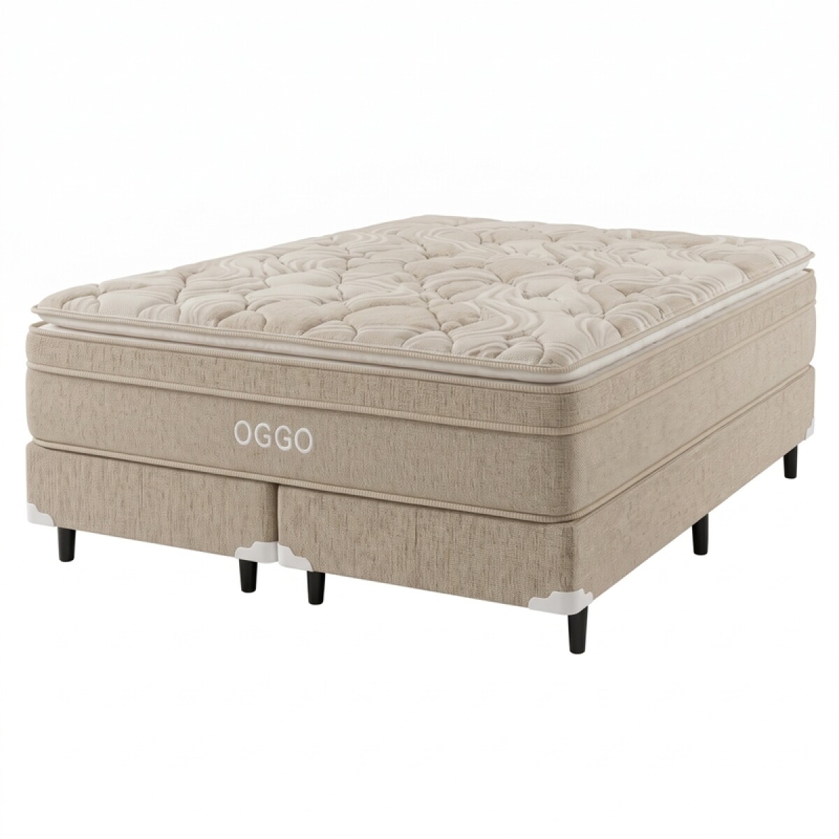 Sommier Ecstasy QUEEN SIZE – Espuma + Resortes Pocket individuales | Máximo confort y diseño premium GARANTIA 10 AÑOS 
