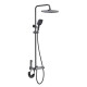 Griferia Barra Ducha Con Transferencia - Color Gun Metal