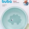 Bowl con ventosa silicona BUBA cloudy verde