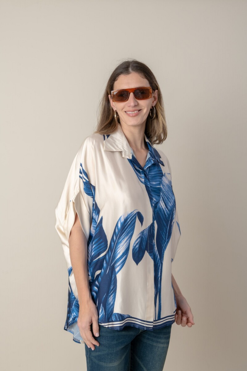 CAMISA PALMA - Azul 