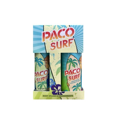 Body Splash Paco Surf 125ml + Desodorante 150ml. Body Splash Paco Surf 125ml + Desodorante 150ml.