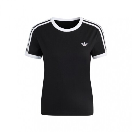 REMERA adidas 3 STRIPE TEE SLIM Black White