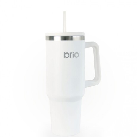 Vaso Térmico brio Con Tapa Sorbito Cup 360 1200ml Blanco