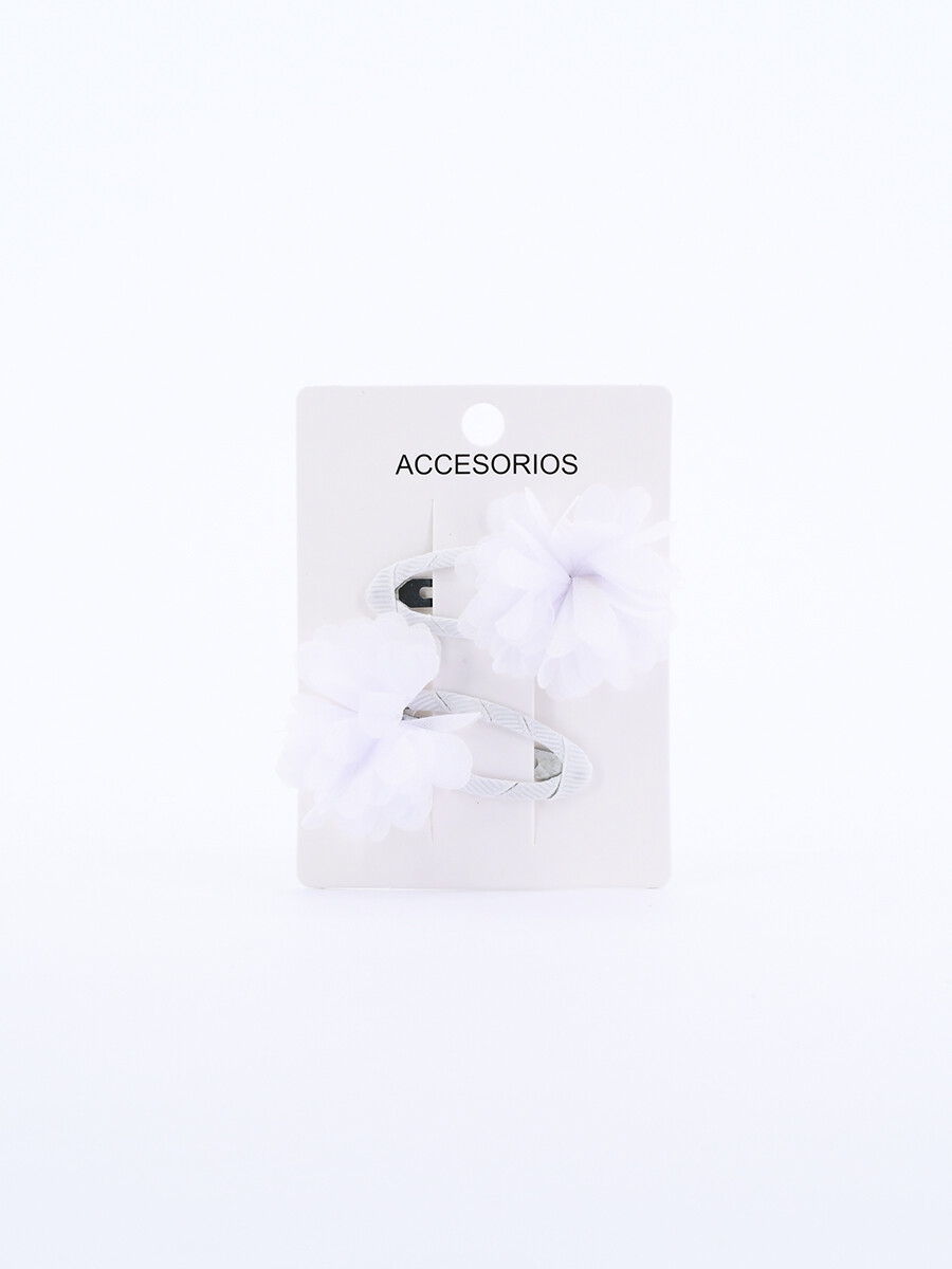 SAPITOS CON FLOR X 2 - BLANCO 
