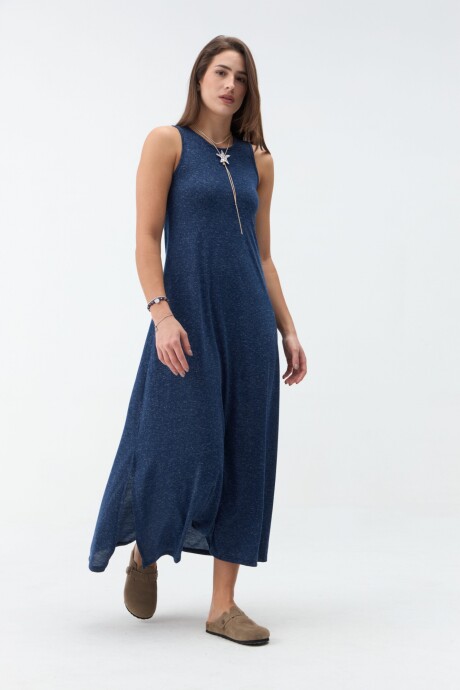 Vestido Rena Azul Claro