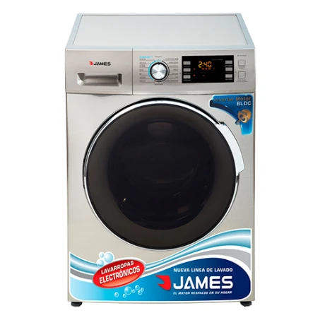 Lavarropas Automático Carga Frontal 10.5KG James LR 1016 Silver G2 SILVER