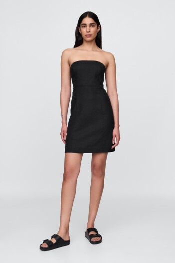 Vestido De Lino Mujer True Black V2