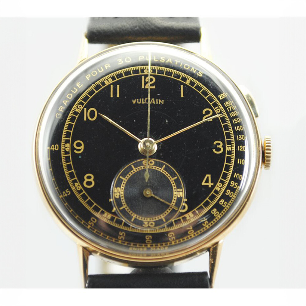 Reloj Vulcain Vintage Cronógrafo Oro 18K Amarillo Reloj Vulcain Vintage Cronógrafo Oro 18K Amarillo