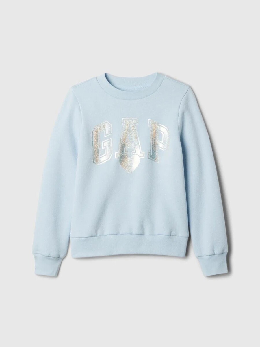 Buzo Deportivo Logo Gap Niña - Cerulean Blue 402 
