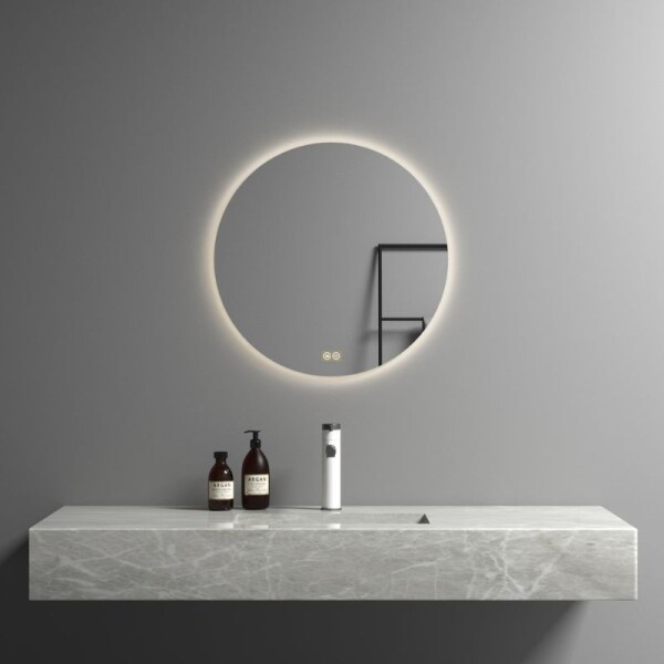 ESPEJO CON LUZ LED Y ANTI EMPAÑE REDONDO 70 CM - E25-129 ESPEJO CON LUZ LED Y ANTI EMPAÑE REDONDO 70 CM - E25-129