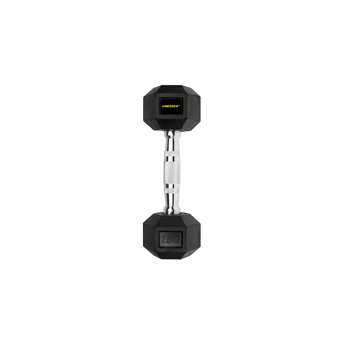 Mancuerna Hexagonal Revestida 2.5 Kg Best 