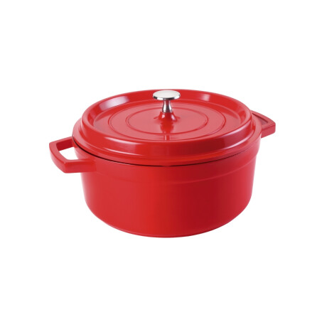 Cacerola Aluminio Fundido con tapa Naranja D.28 Cm Cacerola Aluminio Fundido con tapa Naranja D.28 Cm