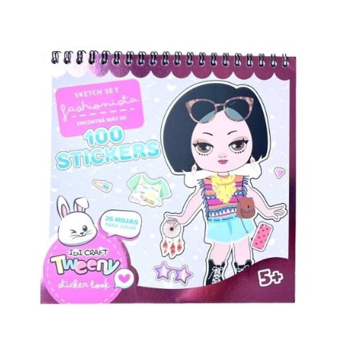 Sticker Book Ibi Craft Tweenty Sketch Set 