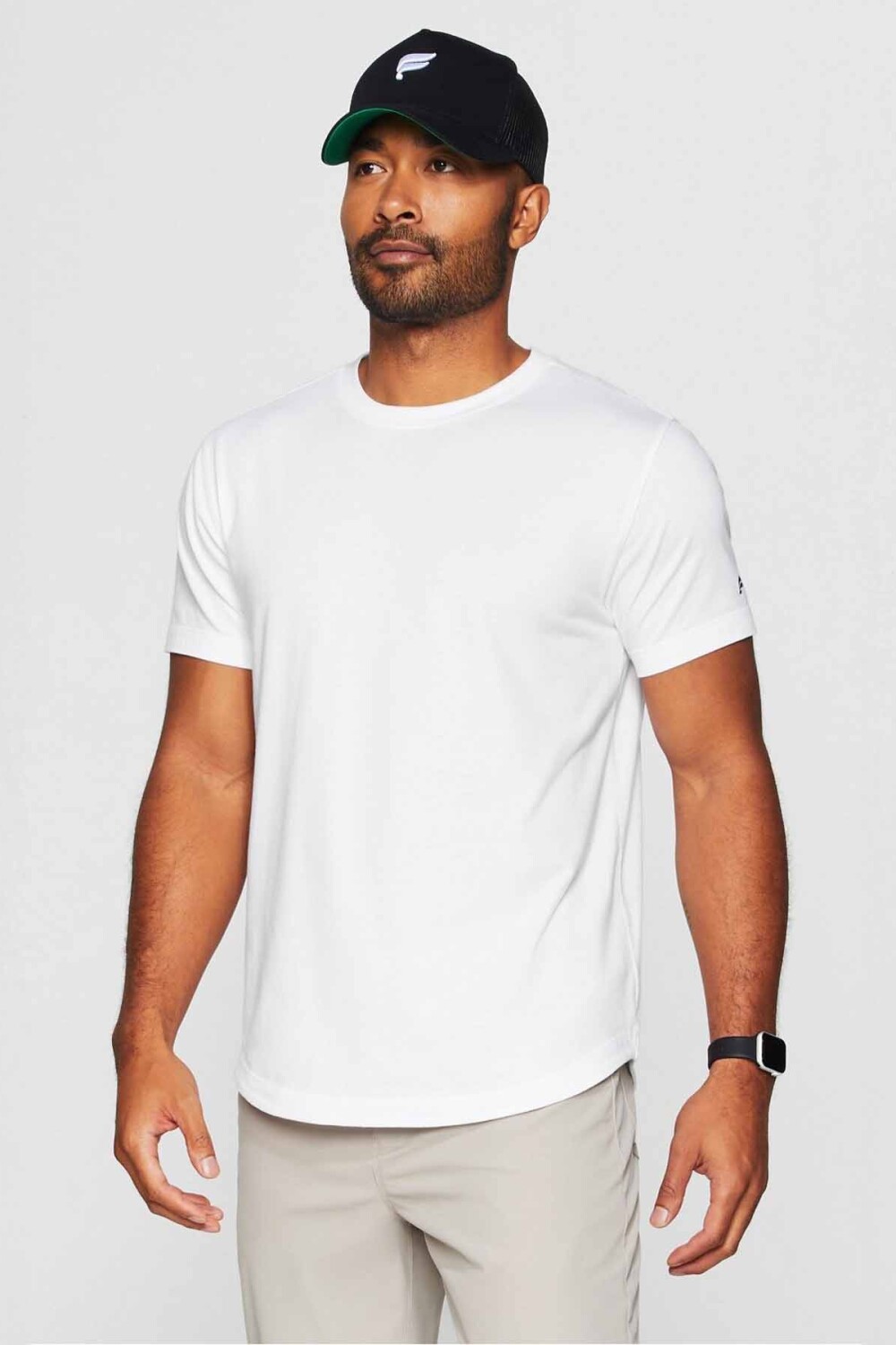 Polo Manga Corta The 24-7 Tee Curved Hem Hombre Classic White
