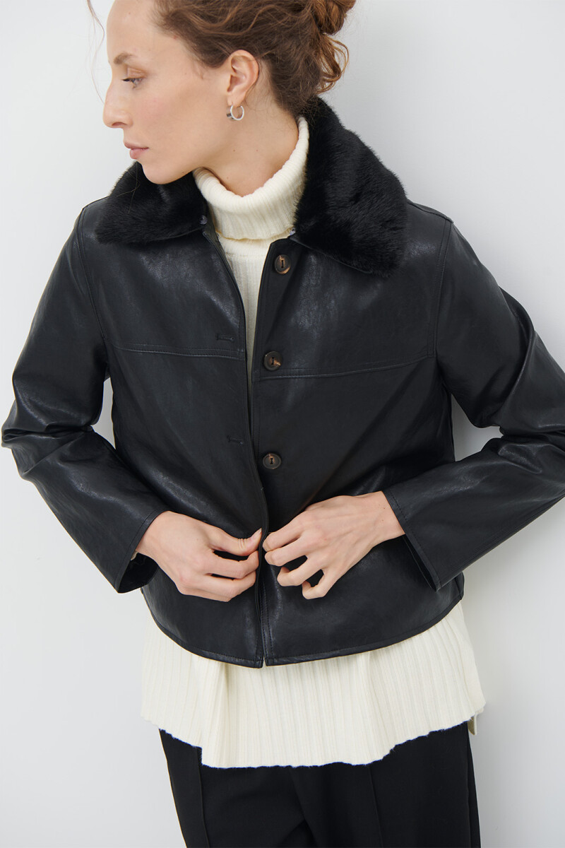 CHAQUETA MOSCU NEGRO