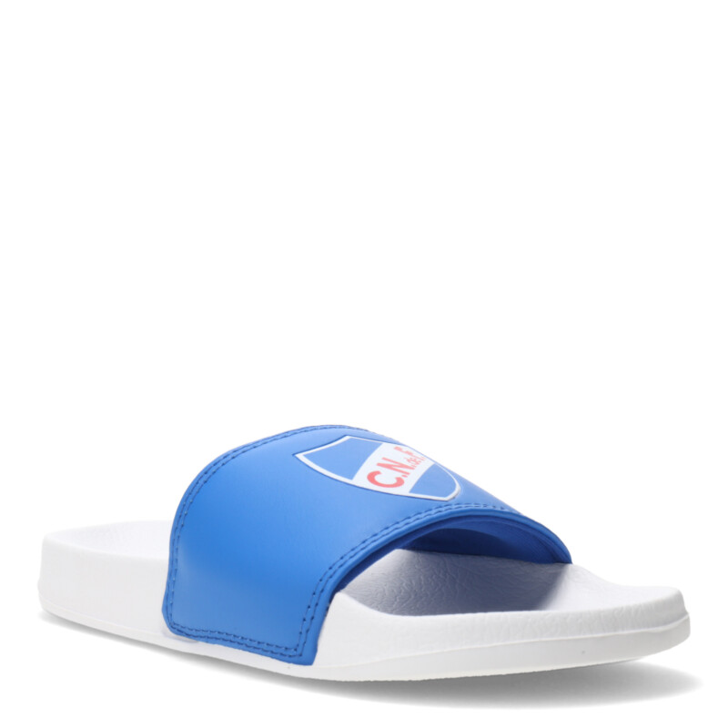 Chanclas Infantiles Nacional Nacional Azul Real - Blanco