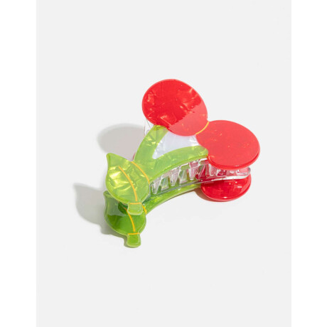 Broche De Cerezas Combinacion Bicolor