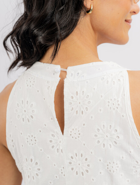 Vestido broderie Lua Vestido broderie Lua
