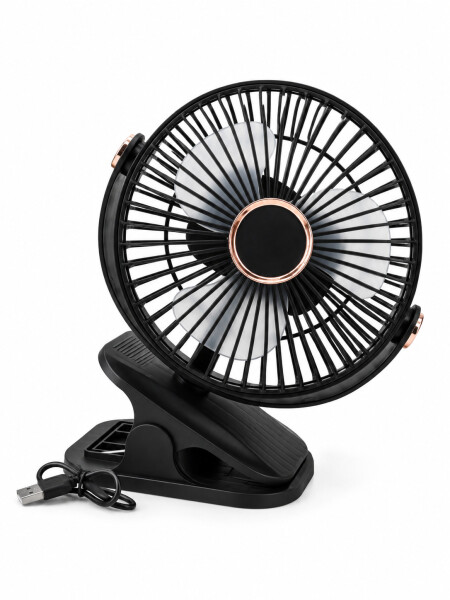 VENTILADOR DE ESCRITORIO 5 NIVELES NEGRO