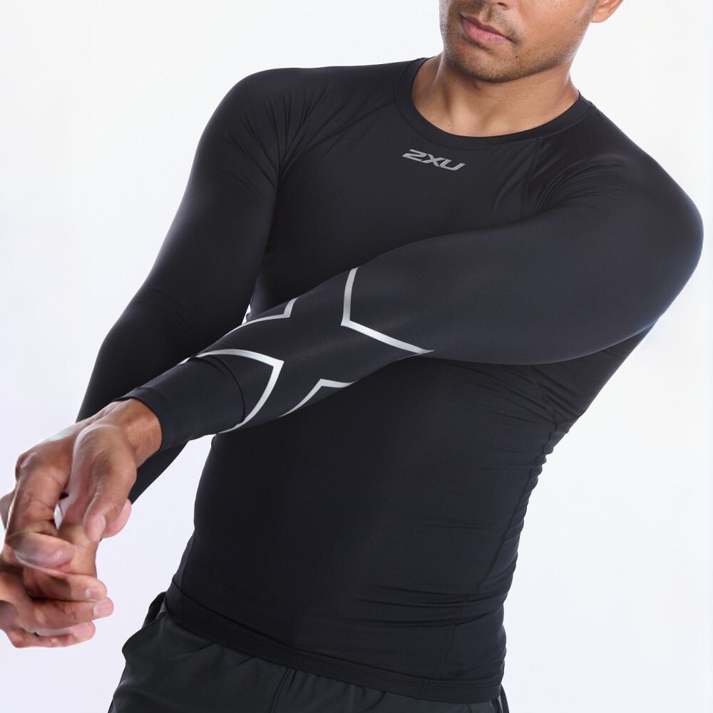 Polo Training Core Compression Hombre Black/silver
