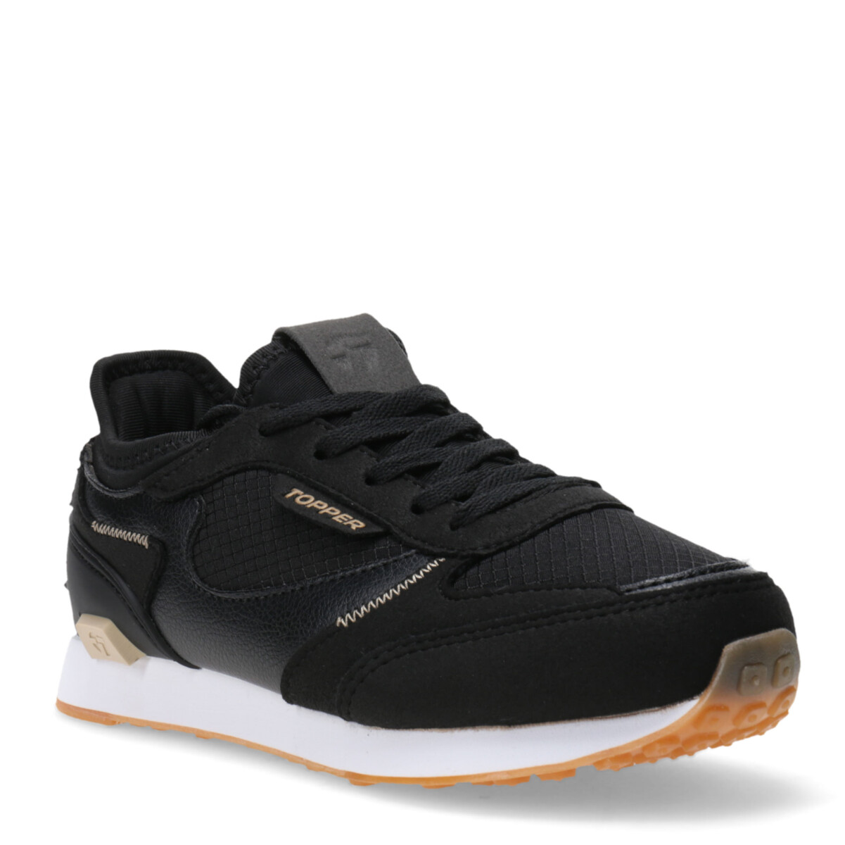 Championes Infantiles Topper Oldi - Negro - Beige 
